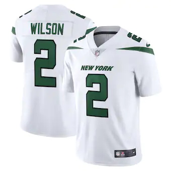 mens nike zach wilson spotlight white new york jets vapor l